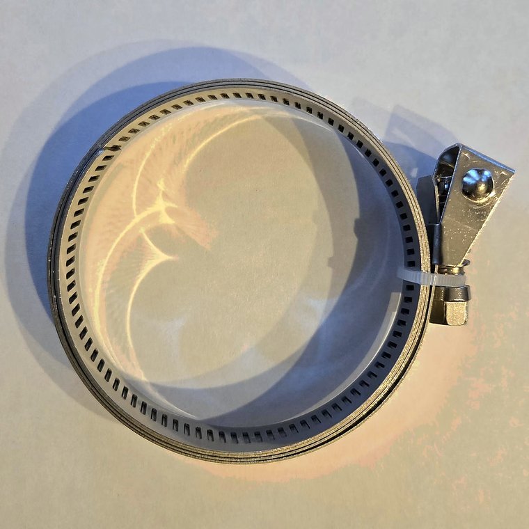 Heavy Duty Quick Release Hose Clamp, 4 inch to 10 inch, 302 stainless steel